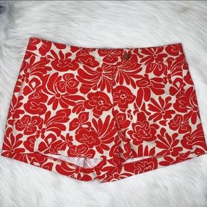 NWT J Crew Chino City Floral Shorts